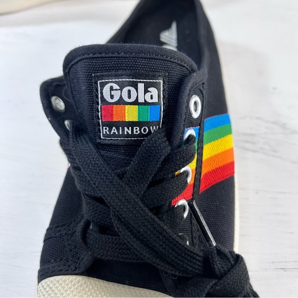 Gola Classics Women's Coaster Rainbow Mule Plimsolls, Rainbow and Black, Size 7 - Picture 5 of 9